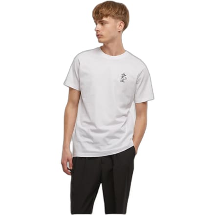 Mister Tee - More Espresso Less Depresso EMB Heren Tshirt - M - Wit