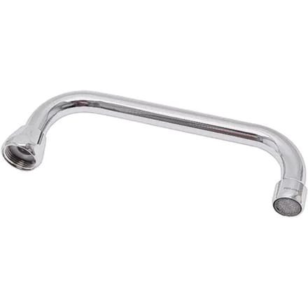 Sanivesk Draaibare Bovenuitloop U-vorm 200mm Chroom