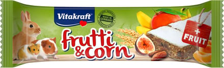 Vitakraft Frutti En Corn Reep - Knaagdiersnack - Fruit Mais 20 g
