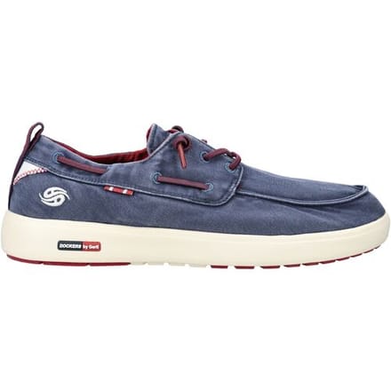 Dockers heren mocassin canvas blauw