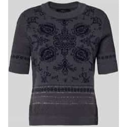 Gebreid shirt van scheerwolmix met kasjmier