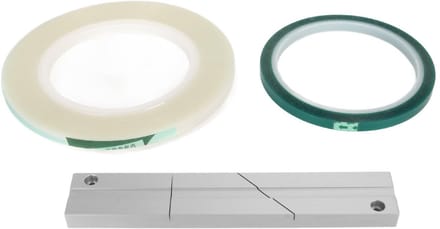Dailygoods- Splitsblok 1/4 Inch Tape - Tape-splitsset - Aluminiumlegering - Leiders/ Splitstape - Compact - Eenvoudig in gebruik - Tape Splicing Set