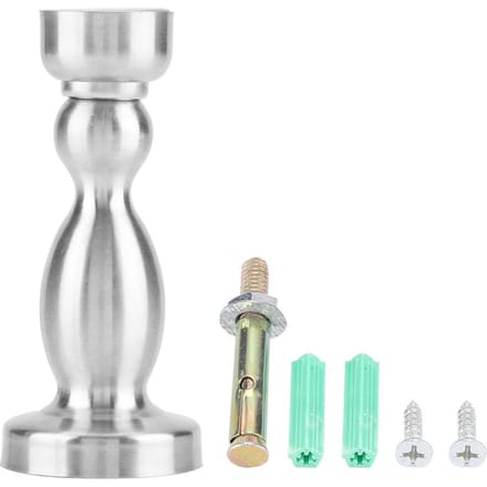 1 Pièce Acier Inoxydable Aimant Puissant Butée de Porte Support Anti-collision Épaissir Butoir de Porte