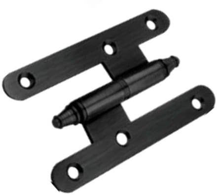 Zwart Franse Paumellescharnier 93x53x2mm Rechts