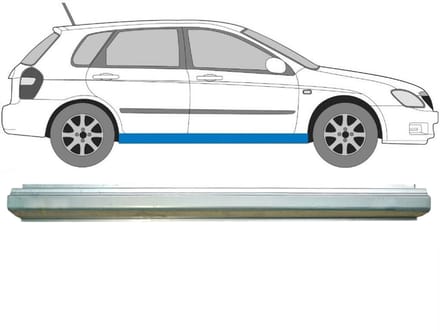 Reparatie dorpel voor Kia Cerato 2004-2008 / Links = Rechts (symmetrisch)