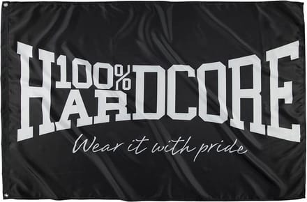 100% Hardcore Vlag Wear it