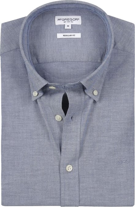 McGregor Overhemd Oxford Blauw - Maat M - Heren