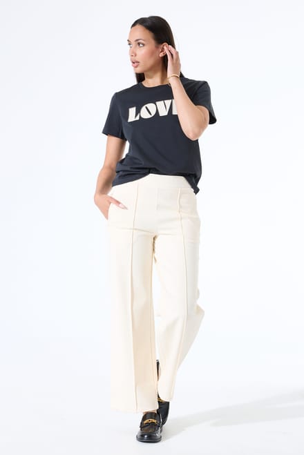 GARCIA Z0020 Dames Straight Fit Broek Wit
