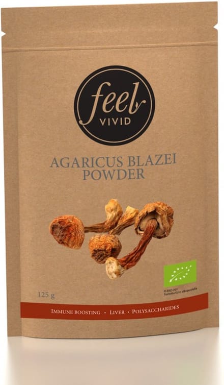 Biologische Agaricus Blazei Poeder-Feel Vivid