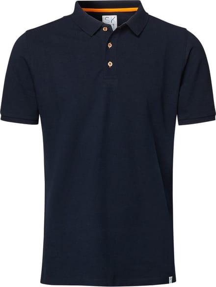 SKOT Polo Duurzaam - Navy Classic - Blauw - Slim Fit - Maat S