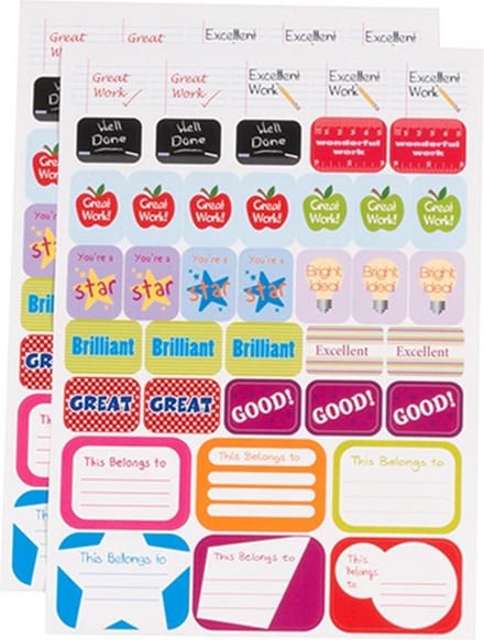 Beloningsstickers 2 Vellen