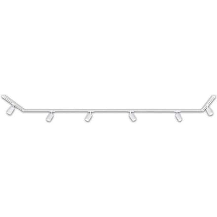 BRILONER Rail - Railverlichting set - opbouwspots - startset opbouwrail - 6x GU10 spots - draaibaar - 450 cm - wit