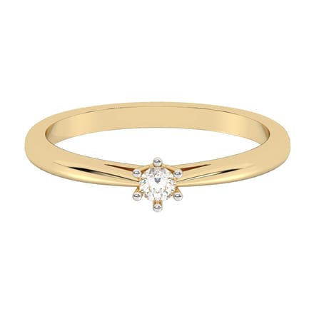 Diam Addict Ring 585 Gelbgold mit im Labor gezüchtetem Diamanten
