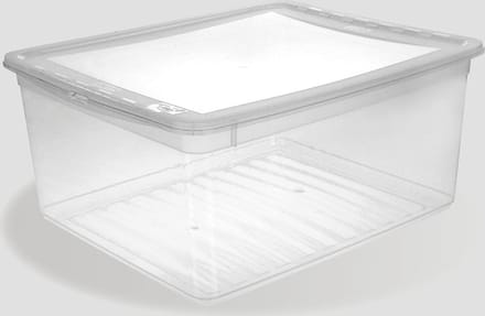 Clearbox Met Deksel 39x33x18 - 18 L Bea Transparant Keeeper 10577
