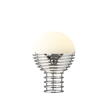Verpan LED tafellamp WIRE, wit, hoogte 25 cm, IP44