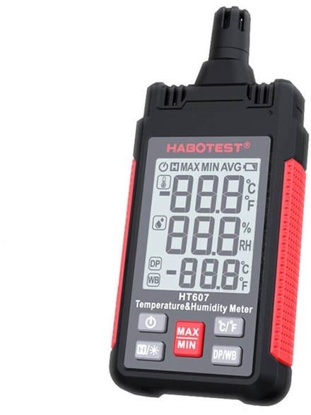 Habotest Temperature & Humidity Meter HT607