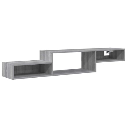 vidaXL - Wand - gemonteerd - TV - Kast - Muurmontage - Grijs - Sonoma