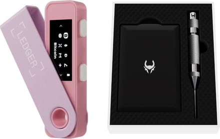 Ledger Nano S Plus Pastel Pink + Cryptotag Loki bundel