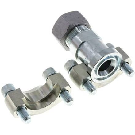 1'' SAE Flens 6000 psi Staal met 25S (M36x2) ISO 6162-2