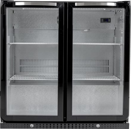 Husky C2-865-BK-NL-HU - Flessen Koelkast - Horeca - Met Glazen Deuren