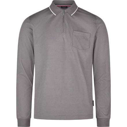 Jersey poloshirt met lange mouwen Hechter