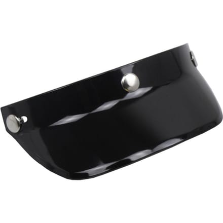 Universeel 3 Drukknoop Vizier Opklapbaar Windscherm voor Open Gezicht Motorhelm Black black