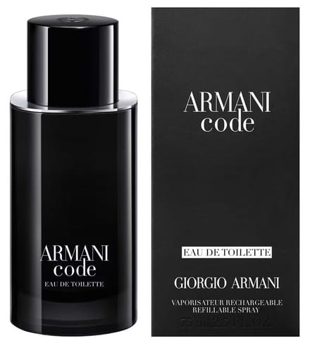 Armani Code Homme Eau de Toilette Spray - Navulbaar Herenparfum Heren 75 ml