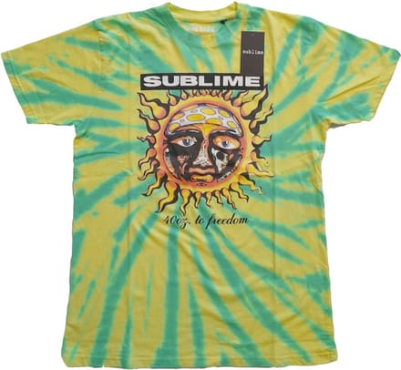 Sublime - 40oz To Freedom Heren T-shirt - M - Groen
