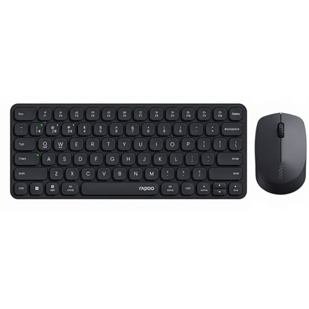 Rapoo 9010M Multi-Device Toetsenbord- en Muiscombinatie, 2,4 GHz/Bluetooth 5.0/4.0 Draadloze Toetsenbord- en Muisset voor Windows/Mac/Linux/Chrome,
