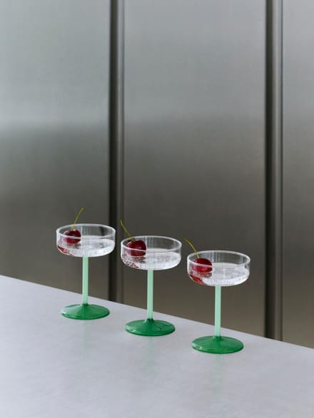 HAY Tint Coupe glas set van 2 - HAYTintJadeGreen
