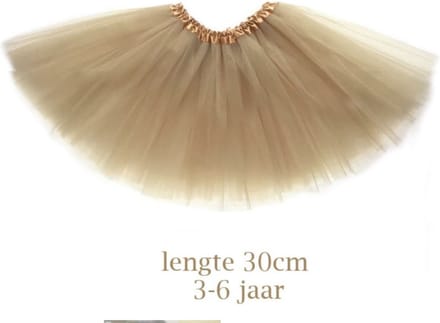 Tutu - lichtbruin kind - 30 cm