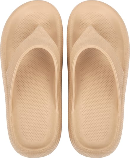Geweo Heren Slippers - Badslippers Zwembad - Khaki - Maat 40/41