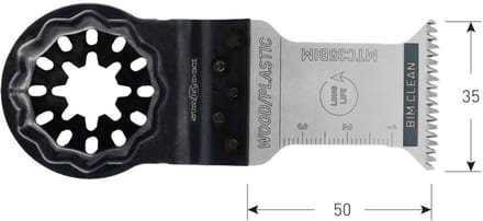 BIM STARLOCK INVALZAAGBLAD TYPE MTC35BI, 35X50 MM