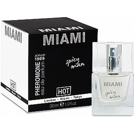 HOT - Miami Spicy - Pheromone Perfume for Men - 1 fl oz / 30 ml