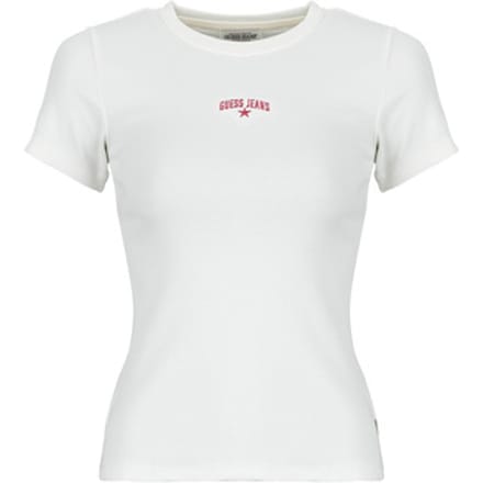 Guess  T-shirt Korte Mouw GJ SS CN RIB EMBRO