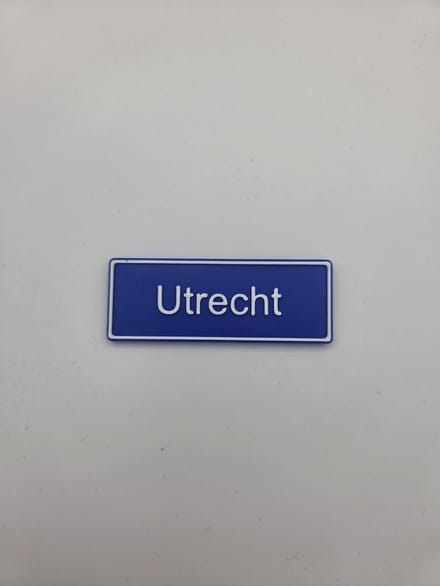 Koelkast Magneet plaatsnaam 8 X 3 CM Utrecht