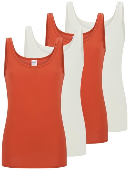 Schiesser Dames onderhemd 4 pack Modal Essentials