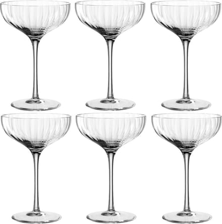 Leonardo Poesia Champagne coupe 260 ml transparant - set/6