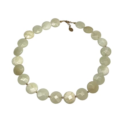 FlowJewels - statement ketting - kralenketting - jade