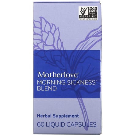 Motherlove, Morning Sickness Mix, 60 vloeibare capsules