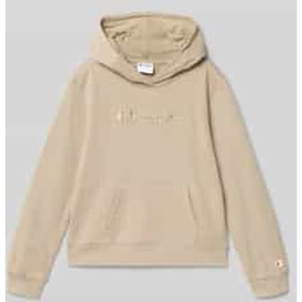 Hoodie van Katoenmix met Geborduurd label
