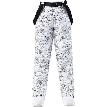 Sneeuwbroek Dames Waterdichte skibroek Outdoor Wintersport M white