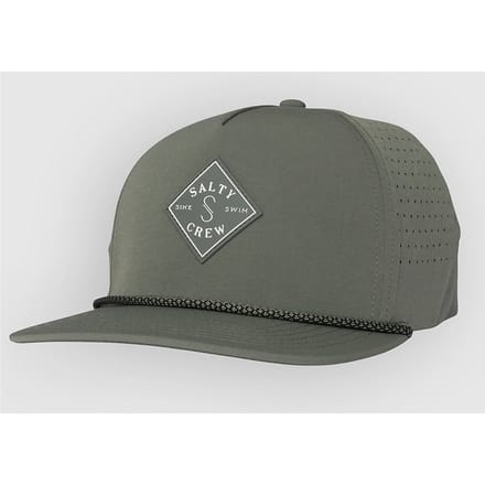 Salty Crew Long Range Snapback Pet Groen Man