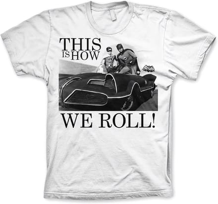 DC Comics Batman Heren Tshirt -M- This Is How We Roll Wit