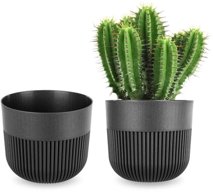 KADAX Bloempot Alia 11 grafiet