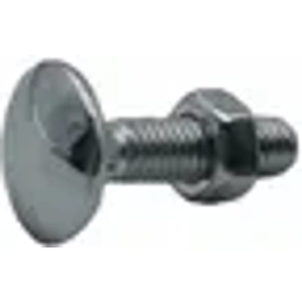 Sencys Slotbout Met Moer M5x20mm Per 10 Gegalvaniseerd