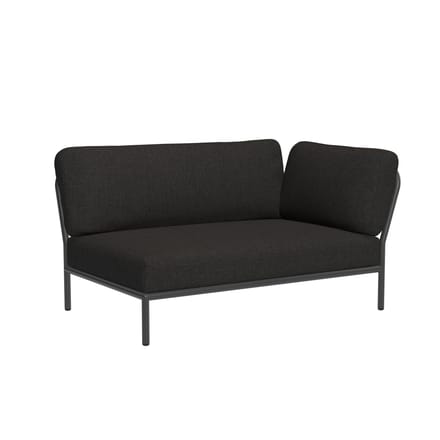 HOUE - Level Loungebank - Sunbrella Natte - Sooty grijs - Armleuning rechts - 4 - 6 Wochen