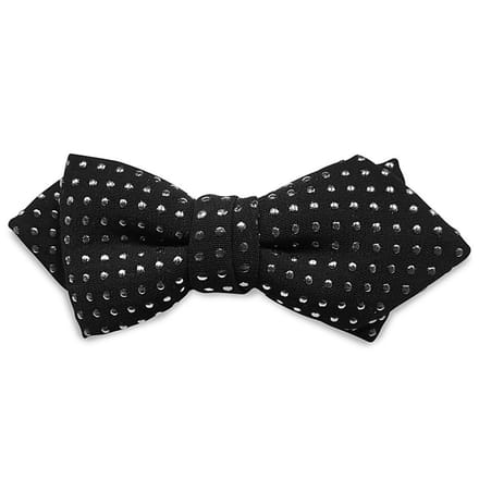 Sir Redman - Strikken - strik Stunning Studs - zwart / zilver