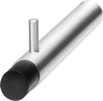 Intersteel Handdoek/kleding steun met deurstop rvs geborsteld