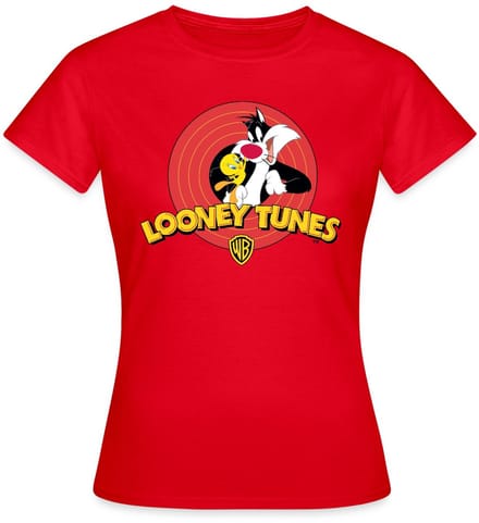 Looney Tunes Sylvester And Tweety T-Shirt Dames